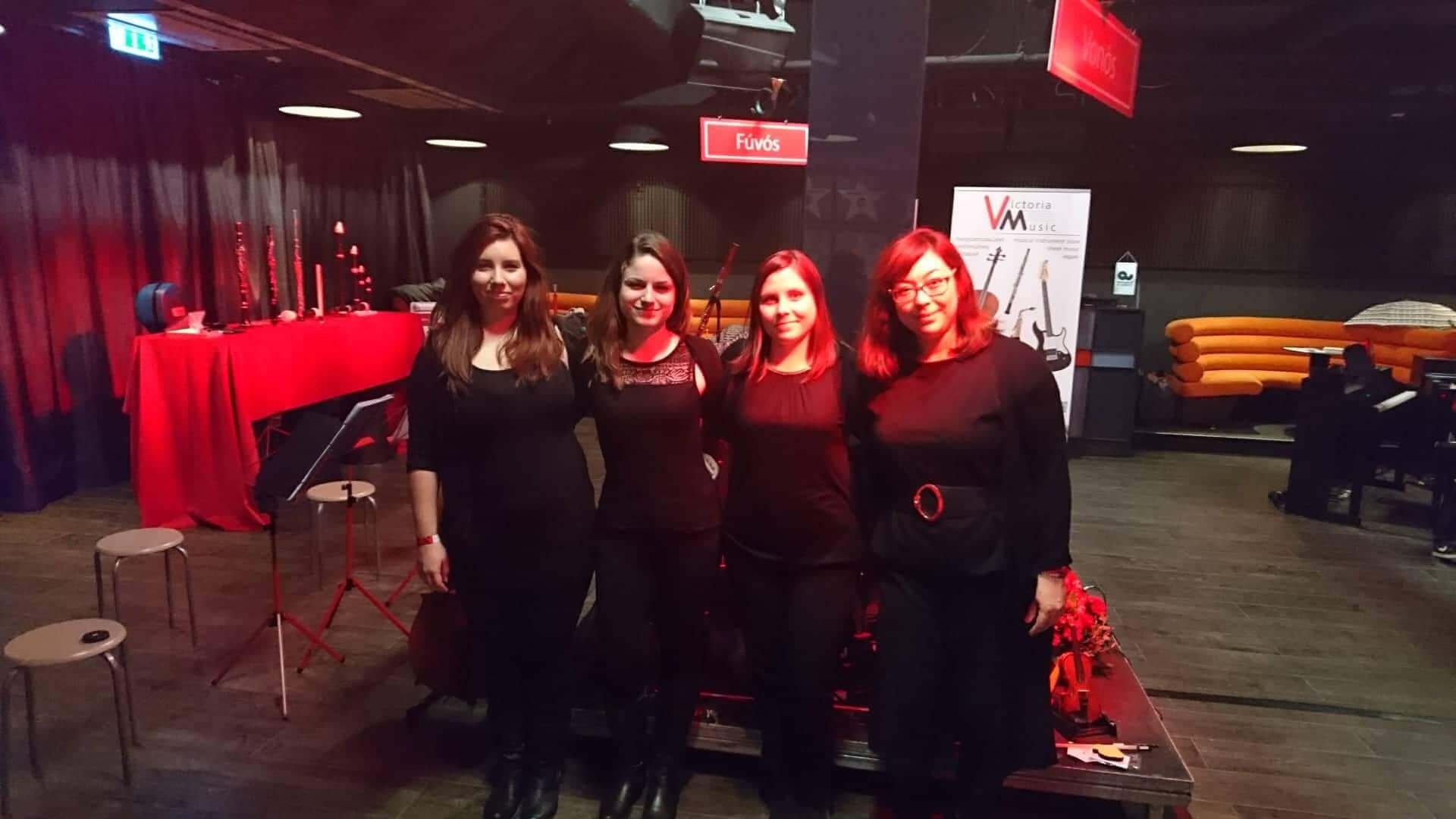 String quartet at talent show